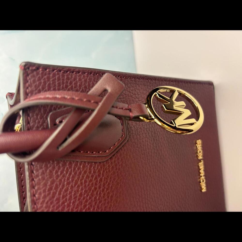 NWT | Michael Kors Small Tote Handbag - Elegant Burgundy Purse